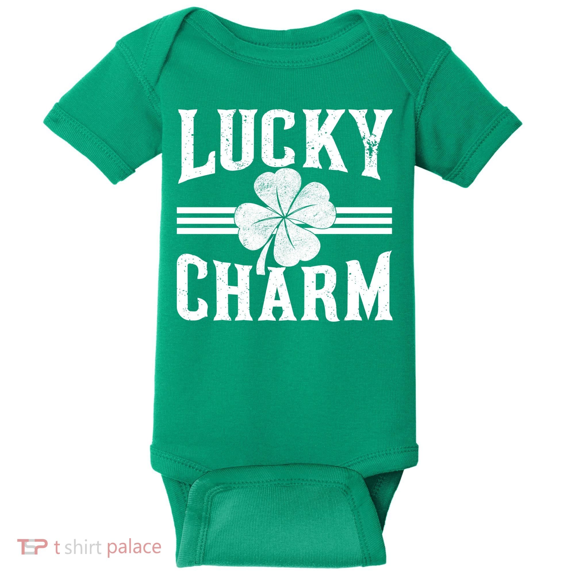 Lucky Charm Clover Baby Bodysuit