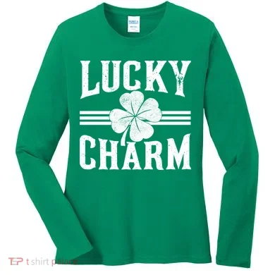 Lucky Charm Clover Women's Long Sleeve Shirt