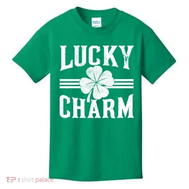 Lucky Charm Clover Kids T-Shirt