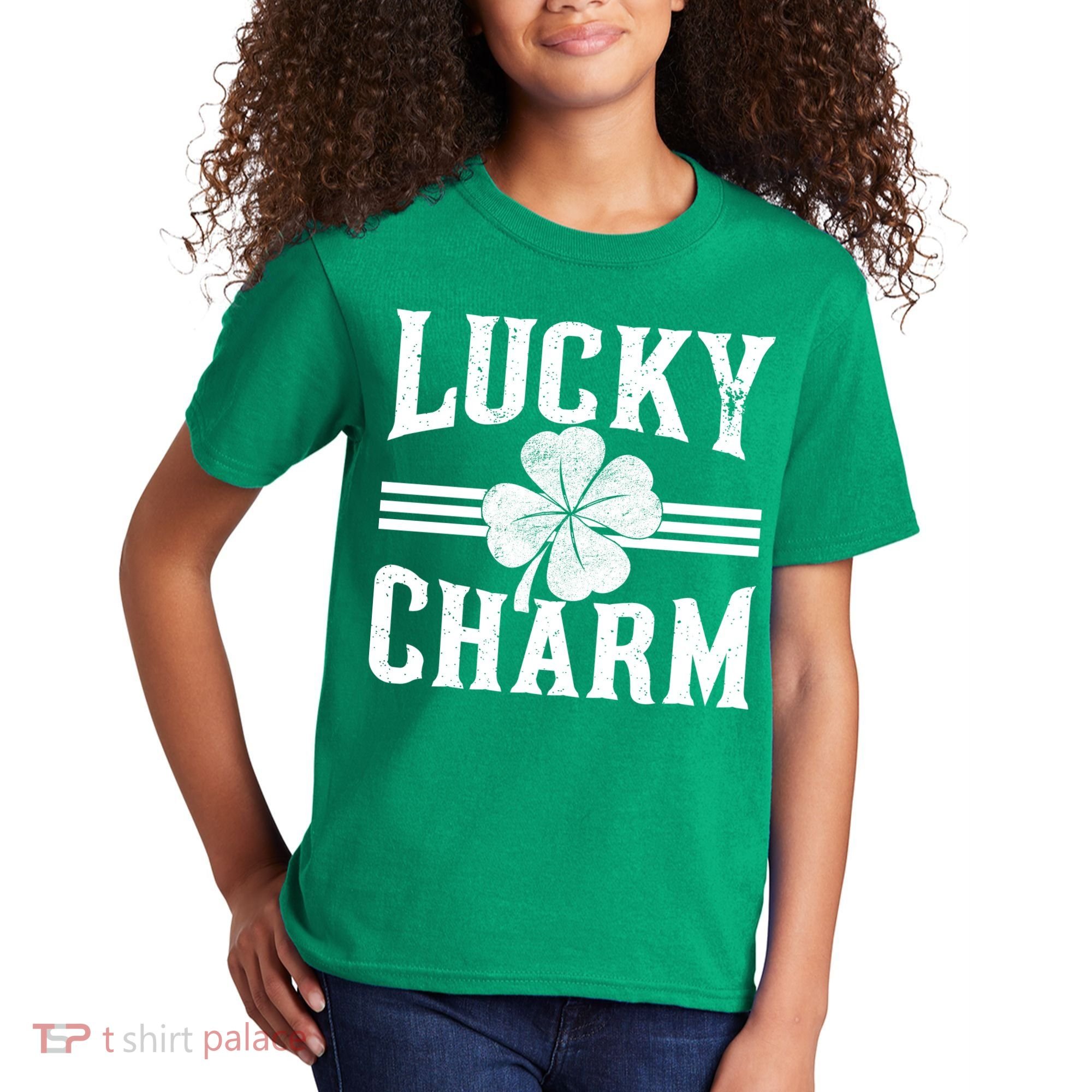 Lucky Charm Clover Kids T-Shirt