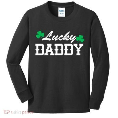 Lucky Daddy Kids Long Sleeve Shirt