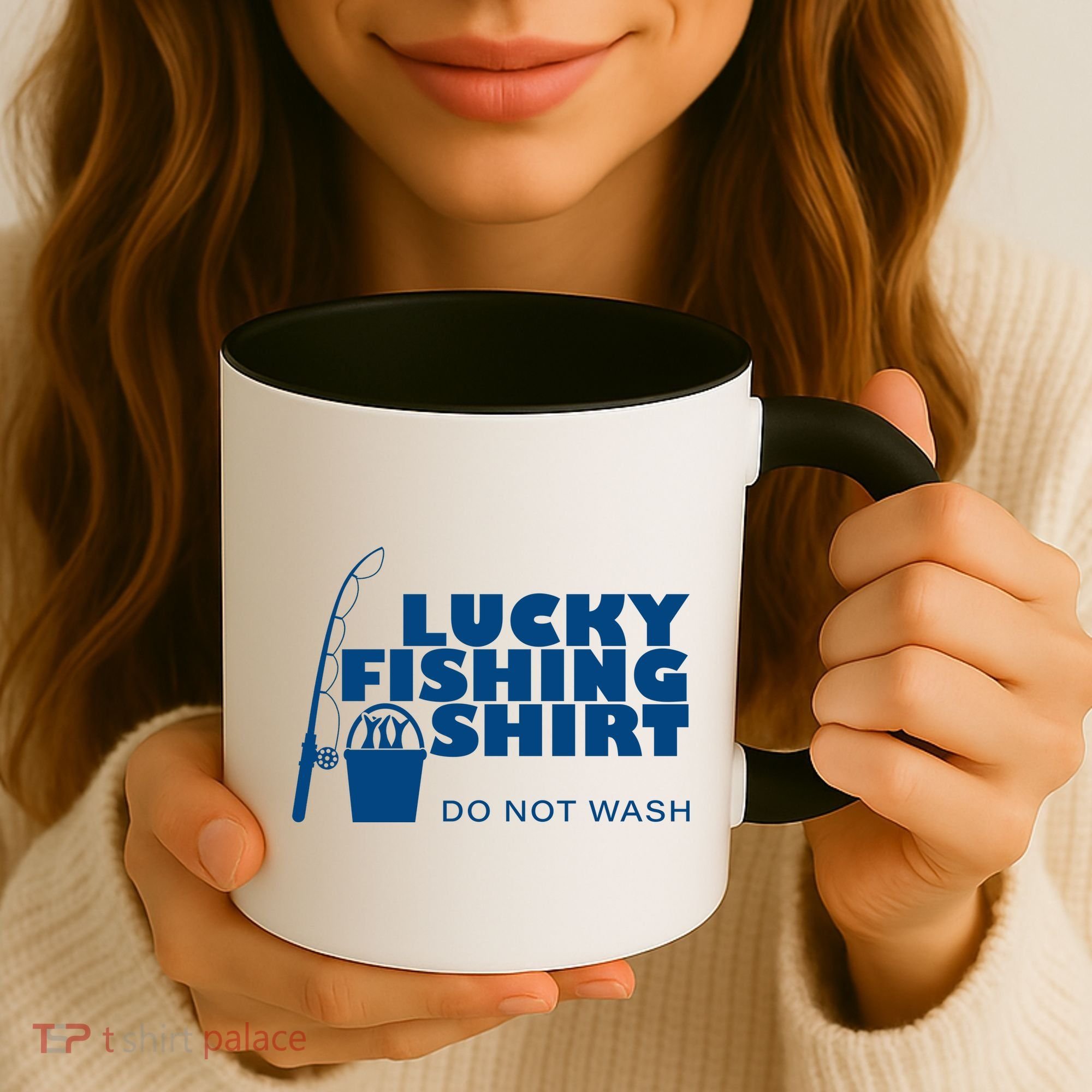 Lucky Fishing Coffee Mug