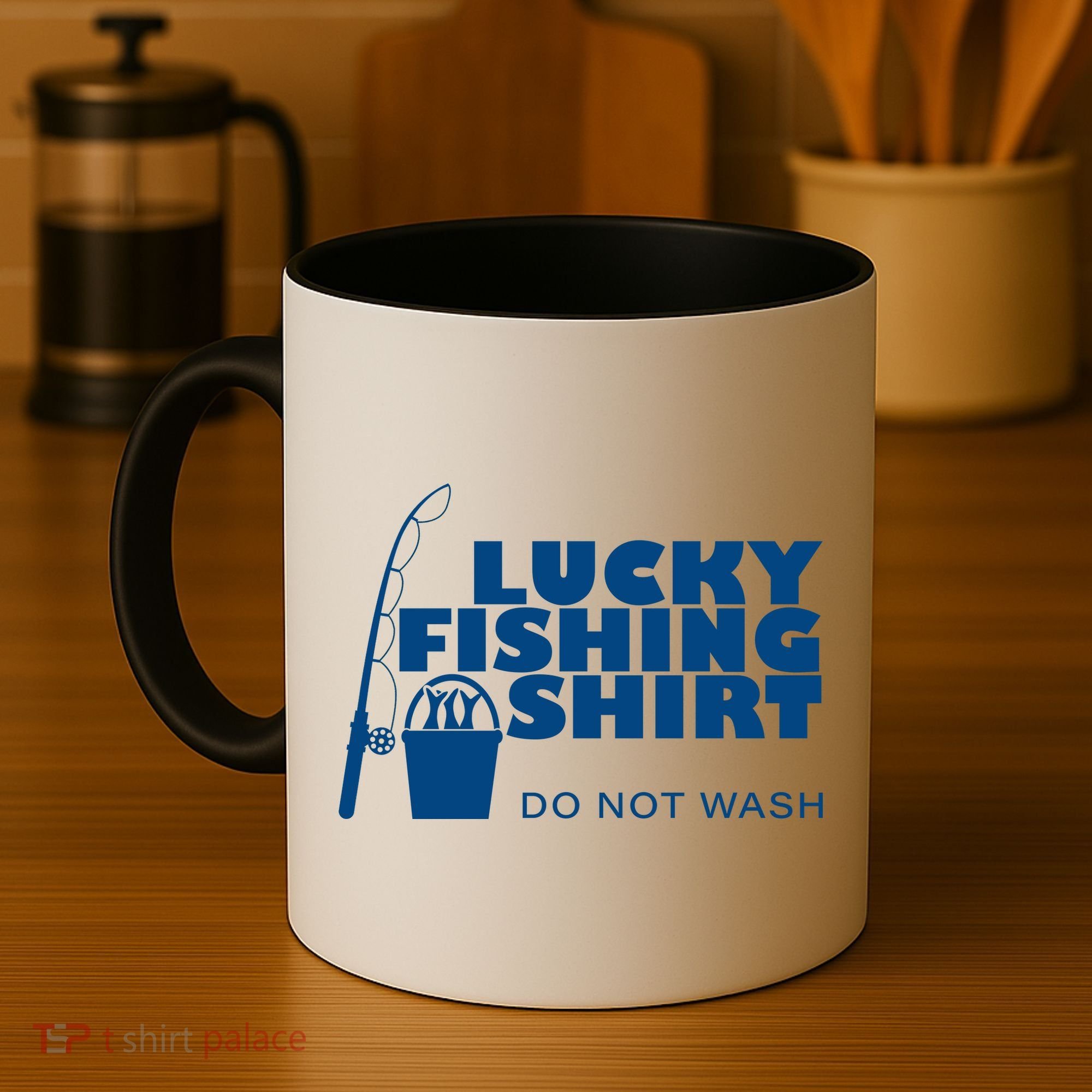 Lucky Fishing Coffee Mug
