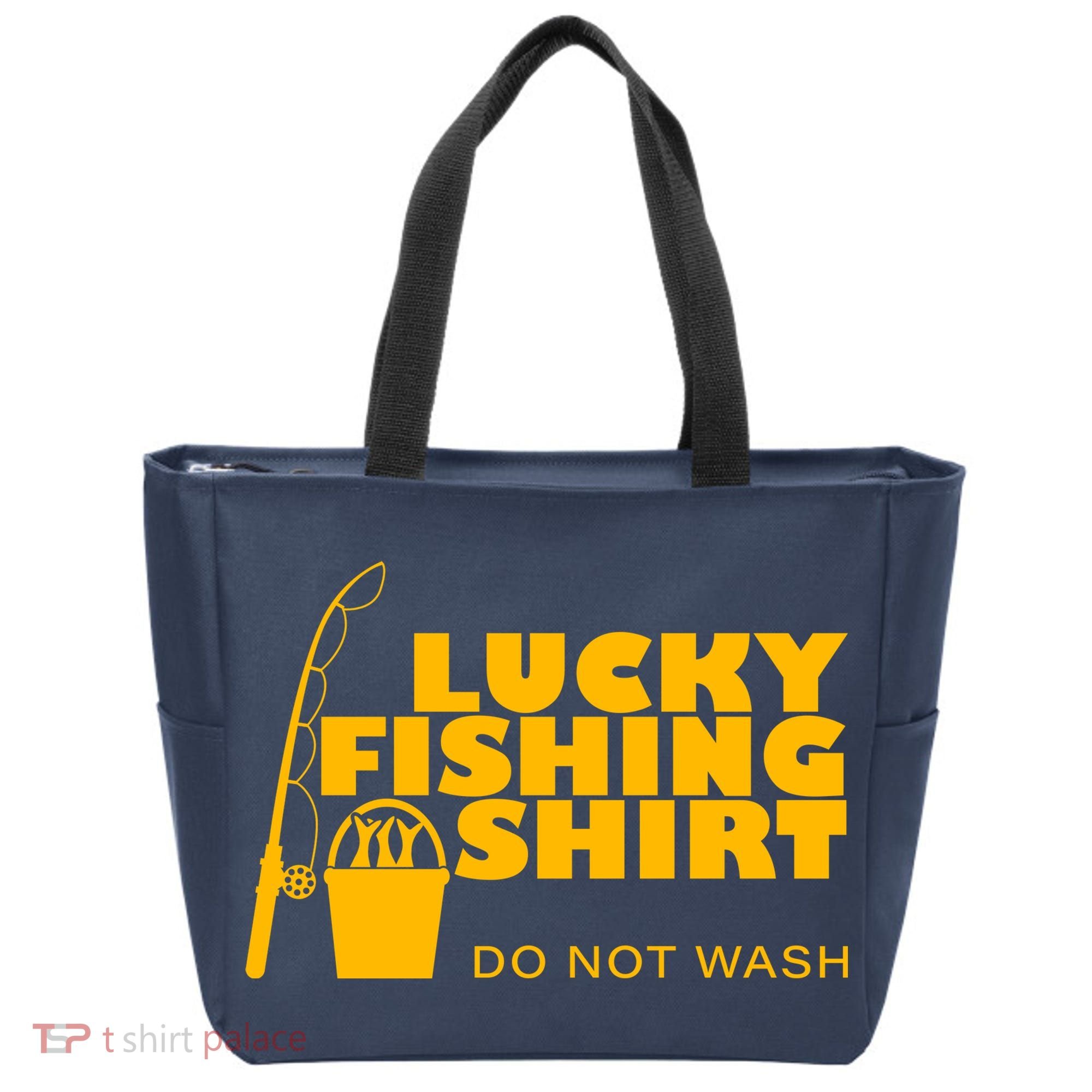 Lucky Fishing Tote Bag