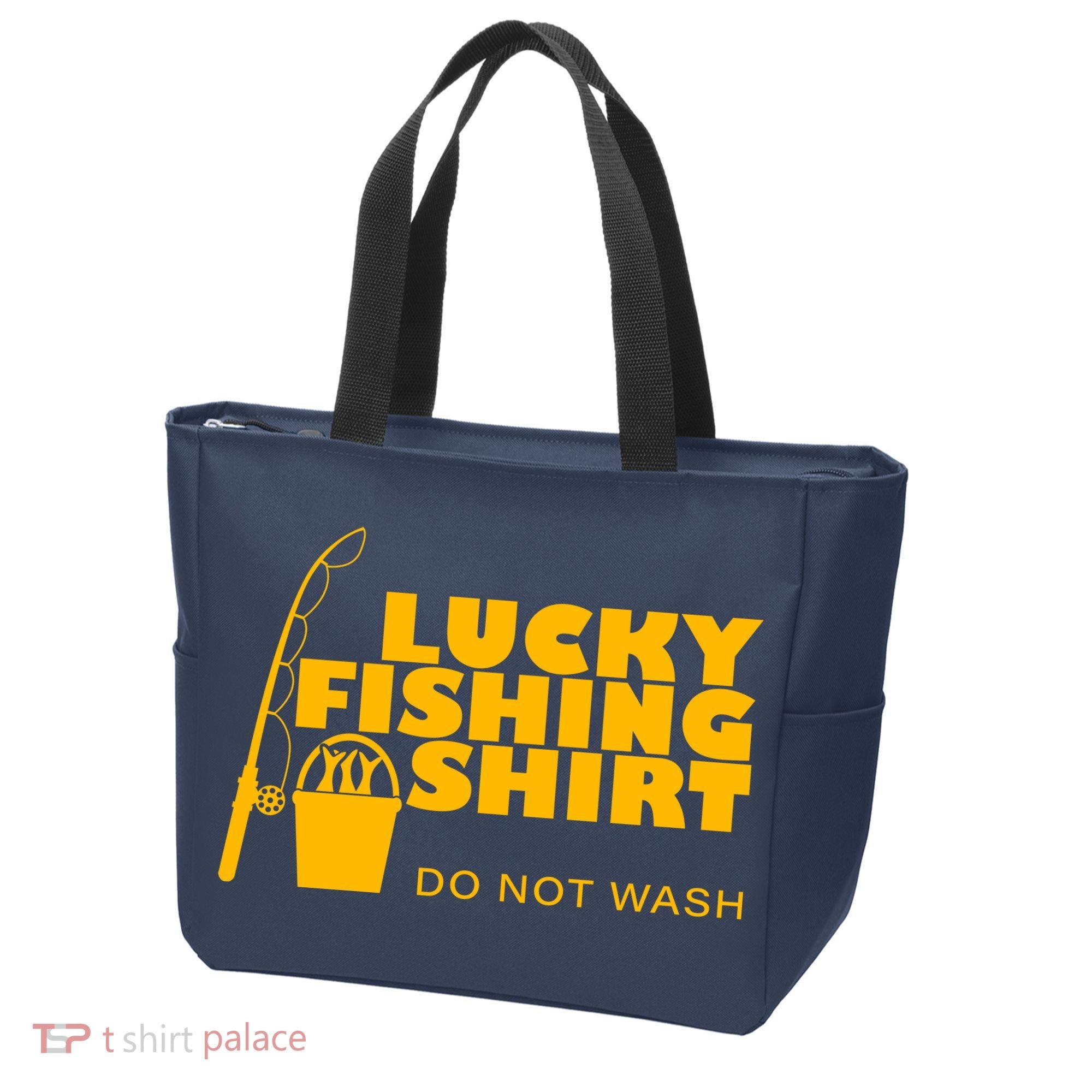 Lucky Fishing Tote Bag