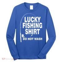 Lucky Fishing Shirt Do Not Wash Long Sleeve Shirt thumb 0