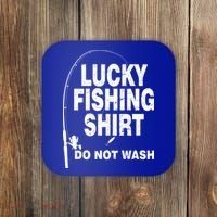 Lucky Fishing Shirt Do Not Wash Coaster thumb 0