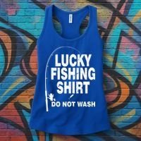 Lucky Fishing Shirt Do Not Wash Women's Tank Top thumb 3