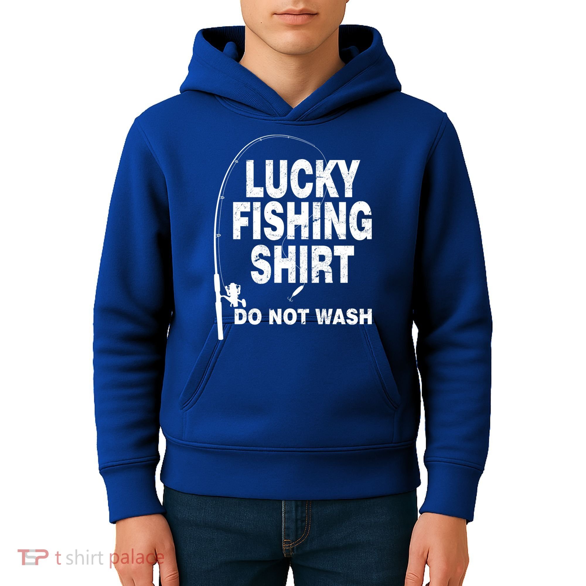 Lucky Fishing Shirt Do Not Wash Kids Hoodie
