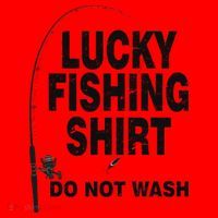 Lucky Fishing Shirt Do Not Wash Santa Hat thumb 1