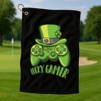 Lucky Gamer Golf Towel thumb 1