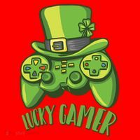Lucky Gamer Santa Hat thumb 1