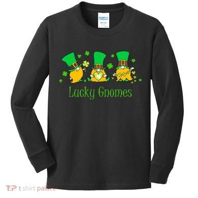 Lucky Gnomes Kids Long Sleeve Shirt