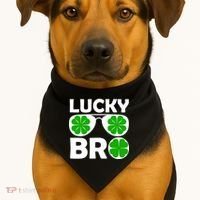 Lucky Irish Bro USA-Made Doggie Bandana thumb 1