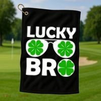 Lucky Irish Bro Golf Towel thumb 1