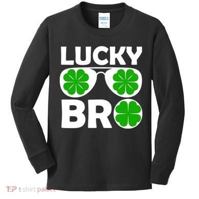 Lucky Irish Bro Kids Long Sleeve Shirt