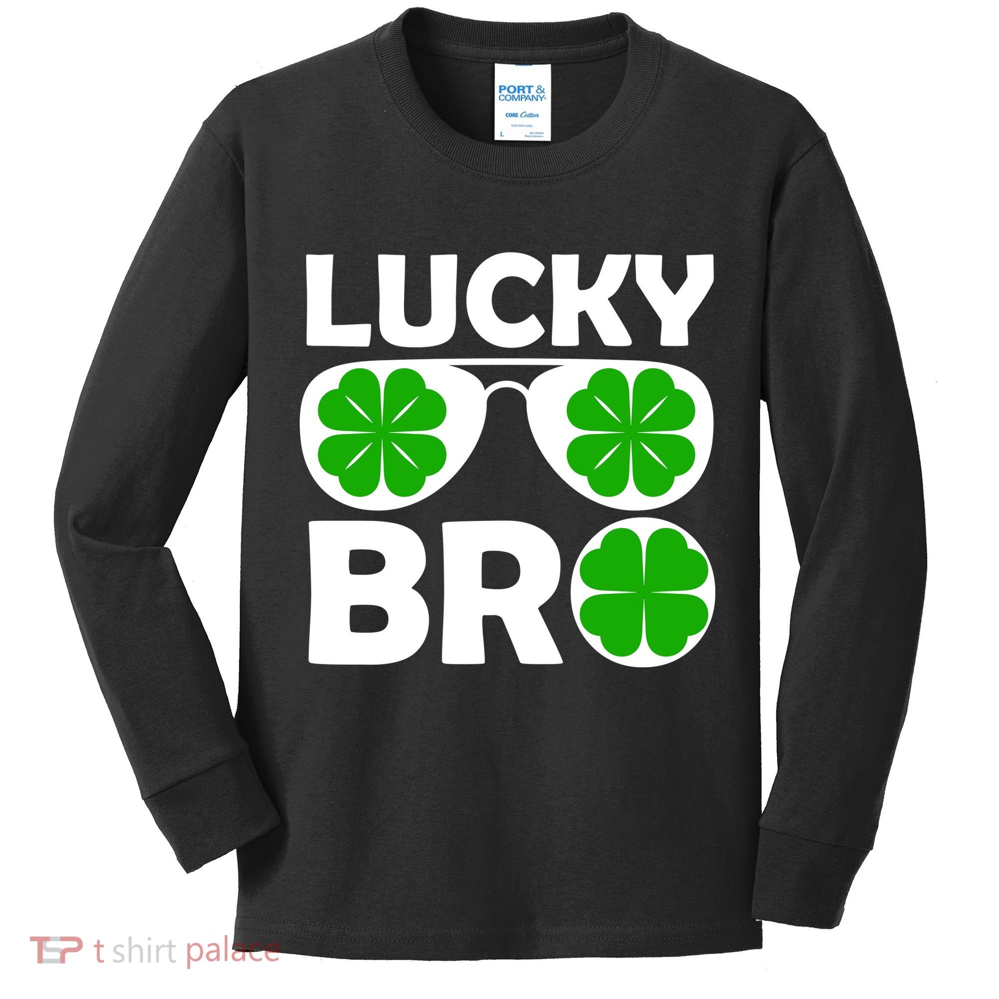 Lucky Irish Bro Kids Long Sleeve Shirt