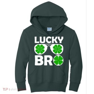Lucky Irish Bro Kids Hoodie