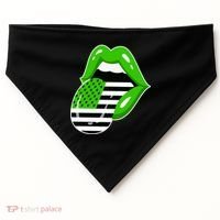 Lucky Irish Lips USA American Flag USA-Made Doggie Bandana thumb 0