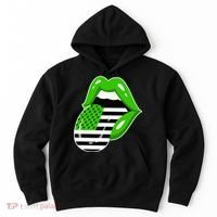 Lucky Irish Lips USA American Flag Hoodie thumb 0