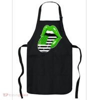 Lucky Irish Lips USA American Flag Apron thumb 0