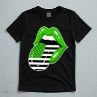 Lucky Irish Lips USA American Flag T-Shirt thumb 5