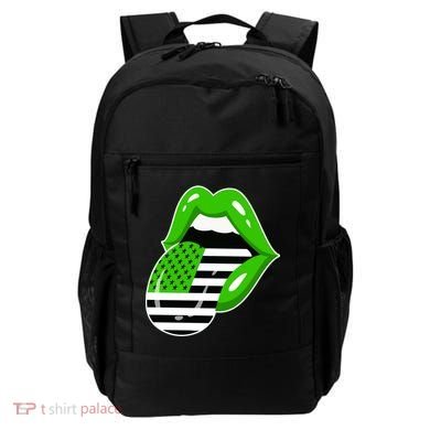 Lucky Irish Lips USA American Flag Backpack
