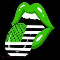 Lucky Irish Lips USA American Flag Coffee Mug thumb 5