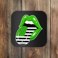 Lucky Irish Lips USA American Flag Coaster thumb 0