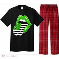 Lucky Irish Lips USA American Flag Pajama Set thumb 0