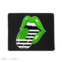 Lucky Irish Lips USA American Flag Mousepad thumb 0