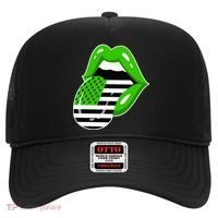 Lucky Irish Lips USA American Flag Hat thumb 0