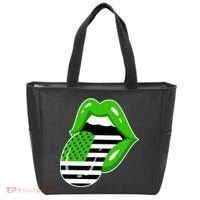 Lucky Irish Lips USA American Flag Tote Bag thumb 0