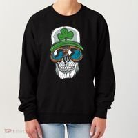 Lucky Irish Skull Women's Sweatshirt thumb 0