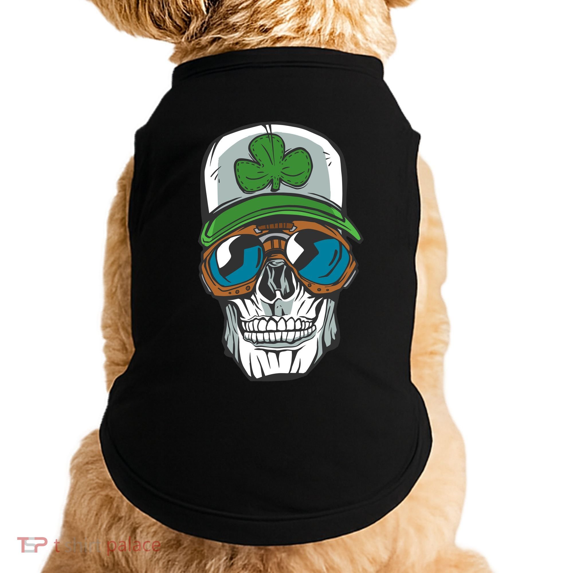 Lucky Irish Skull Doggie Tank