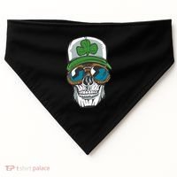 Lucky Irish Skull USA-Made Doggie Bandana thumb 0