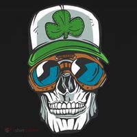 Lucky Irish Skull Long Sleeve Shirt thumb 2