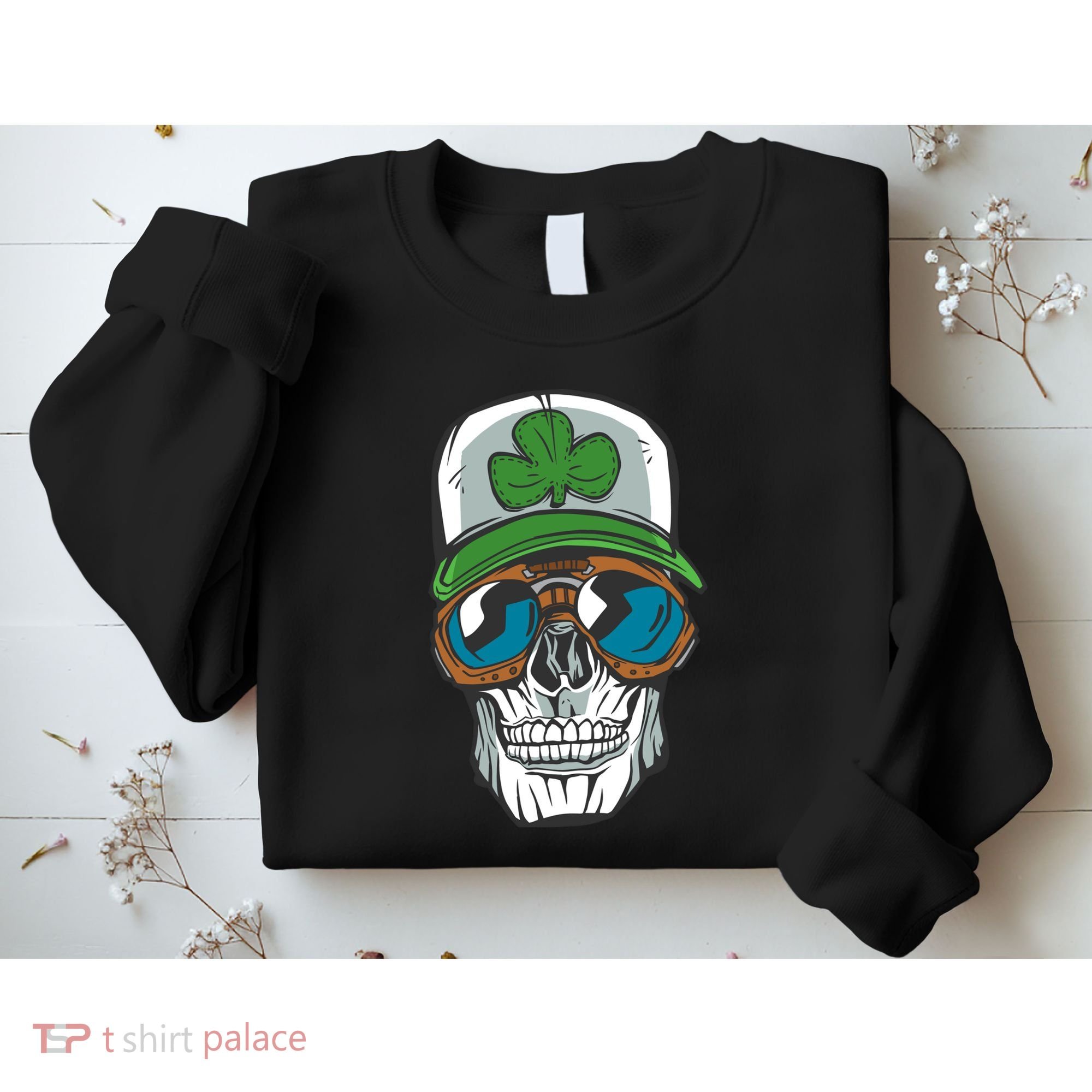 Lucky Irish Skull Sweatshirt