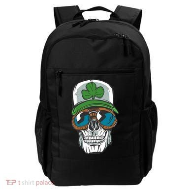 Lucky Irish Skull Backpack