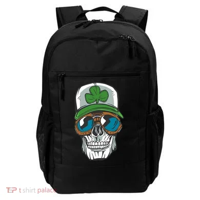 Lucky Irish Skull Backpack