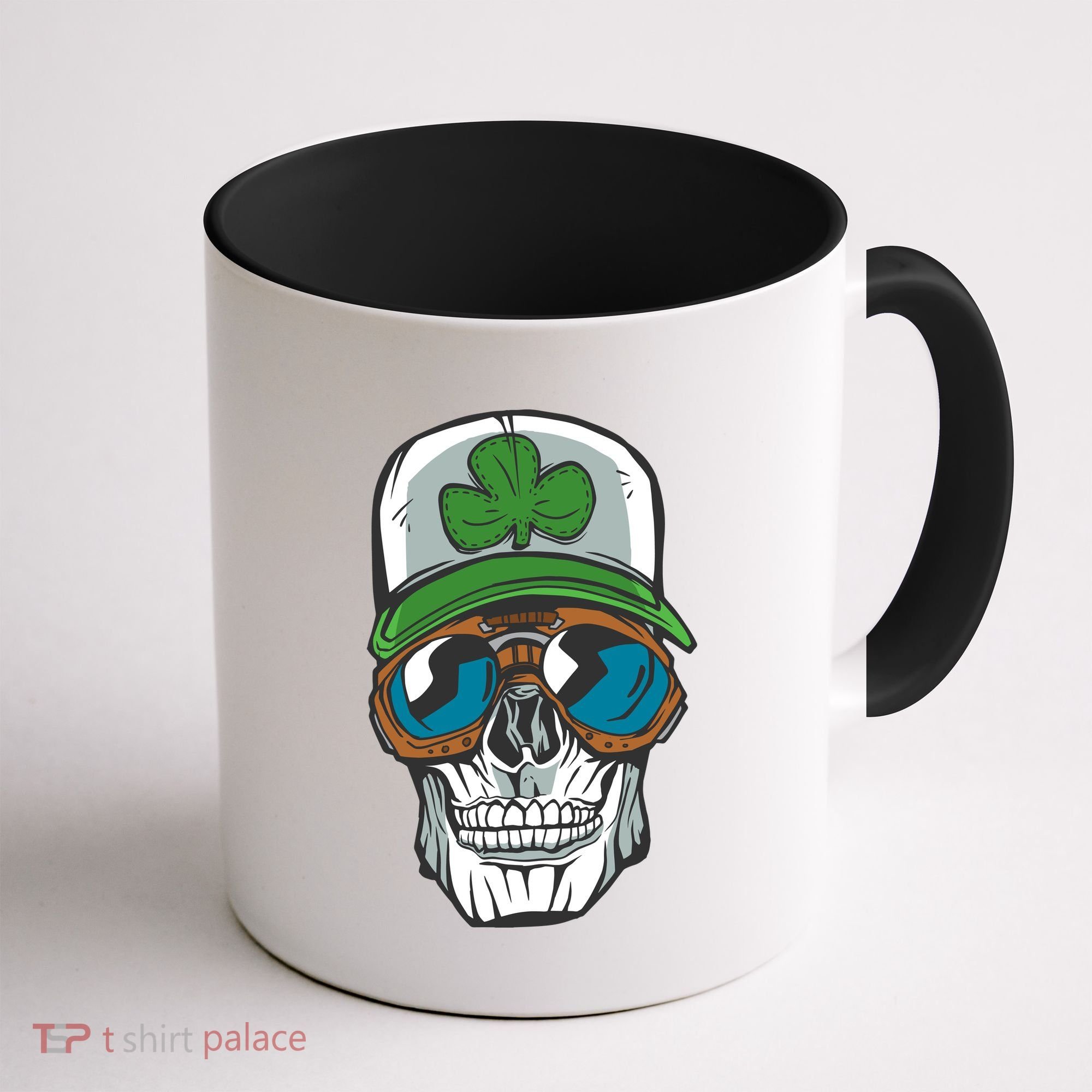 Lucky Irish Skull Coffee Mug