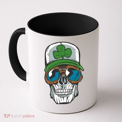 Lucky Irish Skull Coffee Mug