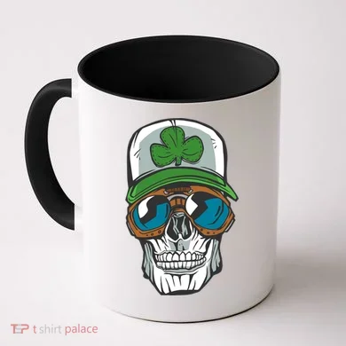 Lucky Irish Skull Coffee Mug