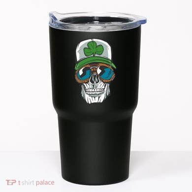 Lucky Irish Skull Tumbler