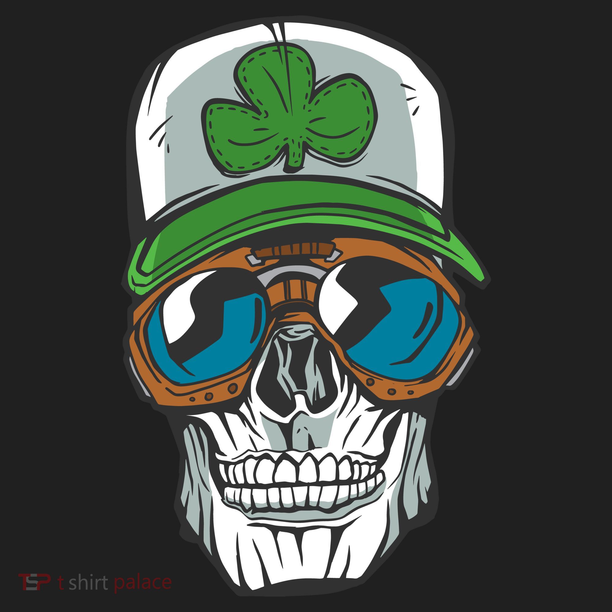 Lucky Irish Skull Tumbler
