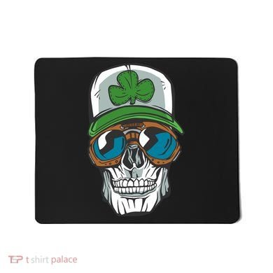 Lucky Irish Skull Mousepad