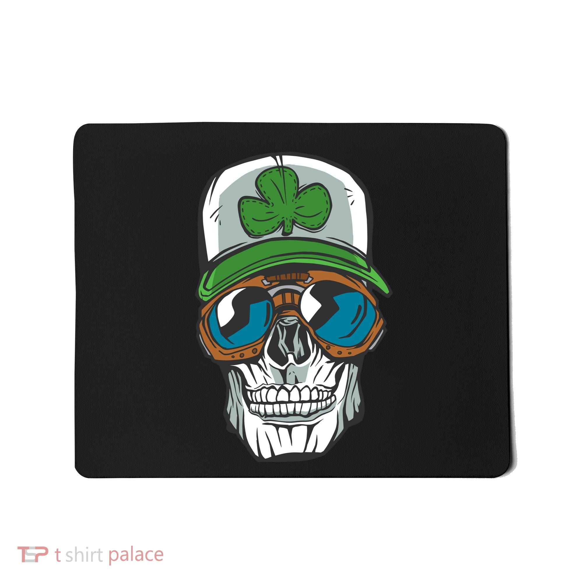 Lucky Irish Skull Mousepad