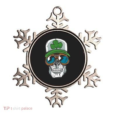 Lucky Irish Skull Ornament