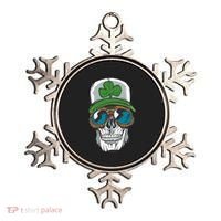Lucky Irish Skull Ornament thumb 0