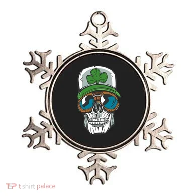 Lucky Irish Skull Ornament